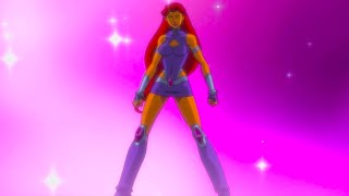 Kori Transforms Into Starfire  Princess Koriandr Suit Up Scene  Justice League vs Teen Titans [upl. by Dupre]