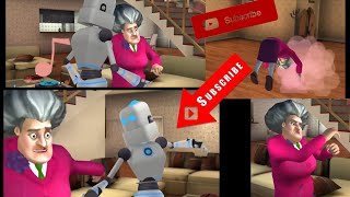 scary teacher dancing 💃 prank with robot 🤖 😆 by little champion funny gaming viralvideo ☻️☻️💃💃💃 [upl. by Akfir]