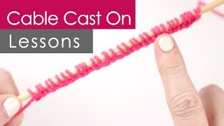 Knitting tutorial icord cast on by picking up [upl. by Antons]