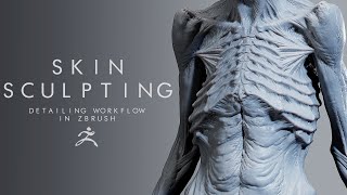 How to Sculpt SKIN DETAILS in ZBRUSH [upl. by Madaras782]