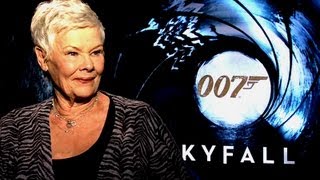 Dame Judi Dench Interview  SKYFALL JoBlocom [upl. by Rentsch709]