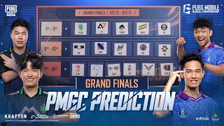 Grand Finals Prediction  2024 PUBG MOBILE GLOBAL CHAMPIONSHIP [upl. by Eibba262]