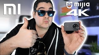 Mejor cámara deportiva calidad precio  XIAOMI MIJIA 4K  Review en Español [upl. by Yssep]