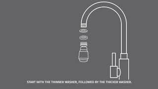 StepbyStep Faucet Aerator Installation [upl. by Nanon]