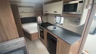 Used Swift Quattro fixed bed twin axle 6 berth caravan for sale at Duncan caravans [upl. by Lorak]