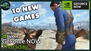 GeForce NOW News  10 New Games amp Fallout is Here [upl. by Laemaj239]