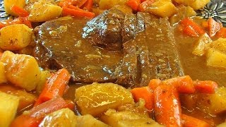 Bettys Slow Cooker Sirloin Beef Roast with Vegetables [upl. by Rebecka]