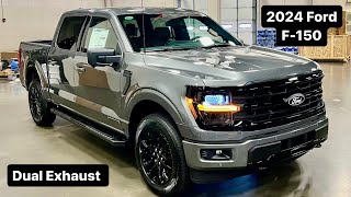 2024 Ford F150 XLT Carbonized Grey Black Appearance Package Plus  Dual Exhaust [upl. by Repohtsirhc963]