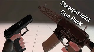 The Stewpid Idiot Gun Pack  Patch 4 Bonelab Mods [upl. by Kathlin545]