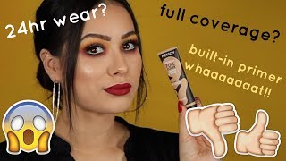 NEW REVLON COLOR STAY 24HR FOUNDATION FIRST IMPRESSIONS  REVIEW  DEMO  TANIAXO [upl. by Sammie]