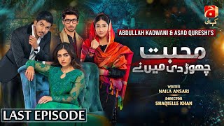 Mohabbat Chor Di Maine Last Episode  Hajra Yamin  Mohsin Abbas Haider  GeoKahani [upl. by Dust]