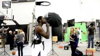 Kings Patterson and rookie McLemore prank Travis Outlaw with dunk [upl. by Suollecram212]