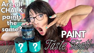 Are all CHALK paints the same Taste test challenge [upl. by Anihtyc]