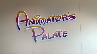 Disney Cruise  Animators Palate Full Dining Show  Disney Magic 2019 [upl. by Odraboel]