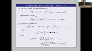 PostNewtonian General Relativity and Gravitational Waves  Lecture 2 [upl. by Eletnahs]