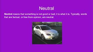 Online Lesson Denotations and Connotations [upl. by Norrehs]