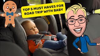 Top 5 Must Haves For Road Trip With Baby 🚘🤱🧳 [upl. by Grizel]