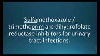 How to pronounce sulfamethoxazole  trimethoprim Bactrim DS Memorizing Pharmacology Flashcard [upl. by Nosned]