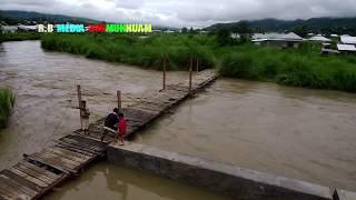 Flood in Zoumunnuam  drone view  Churachandpur flood [upl. by Lisan917]