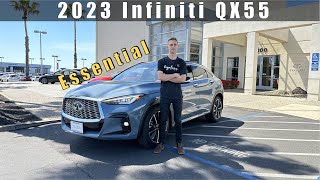 First Look 2023 Infiniti QX55 Essential [upl. by Llaccm]