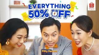 Get Everything 50 Off during Shopee 12pm [upl. by Cruz]