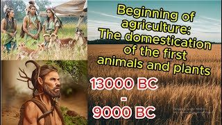 Beginning of agricultureThe domestication of the first animals and plants [upl. by Nilam]