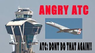 ATC CONTROLLER gets ANGRY at JSX EMBRAER EJET PILOT  Los Angeles Airport PLANE SPOTTING  LAX [upl. by Augie]