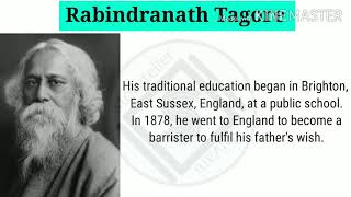 Rabindranath Tagore  Biography Life Education Literary works [upl. by Cofsky]