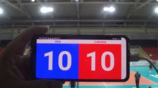 USA vs CANADA SET 3 [upl. by Hakeber]