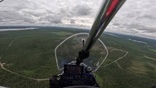 flexwing microlight flight to the north cape day 10 part one kautokeino rovaniemi [upl. by Lenehc664]