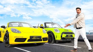 I Tried Porsche And Mini Cooper Worth Rs3 Crore [upl. by Drofdarb467]