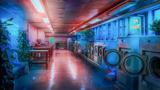 Soothing Laundromat Ambience 🧺💤 Washer amp Dryer Laundromat Sounds Relaxing White Noise 🌀👕👖 10 Hours [upl. by Nabroc]