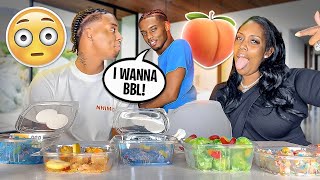 I Gotta BBL Prank On my homophobic Brother😭  He’s Getting GAYER  CANDY APPLES MUKBANG [upl. by Aihsal]