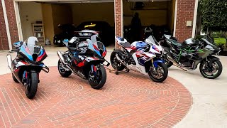 FOUR SUPERBIKES DESTROY TEXAS HWY 😈😮‍💨 [upl. by Olegnaed]