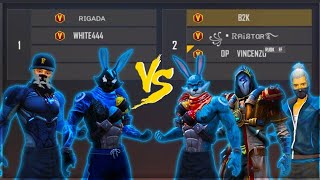 VINCENZO B2K RAISTAR VS WHITE 444 RIGADA  2VS3 MOST DANGEROUS GAMEPLAY EVER [upl. by Fayola]