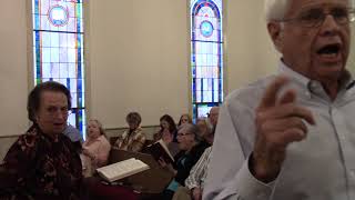 LAND WHERE LIVING WATERS FLOW  Hymn Singing at Orange Church in Canton Georgia [upl. by Sucitivel]