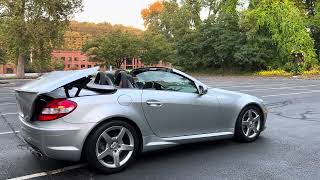 2007 Mercedes SLK 350 Six Speed Manual  Top Operation [upl. by Scarface197]