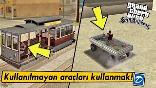 GTA SAN ANDREAS DA KULLANILMAYAN ARAÇLARI KULLANMAK [upl. by Enej958]