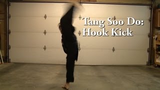 Tang Soo Do Advanced Kicks Hook Kick Tutorial [upl. by Yordan]