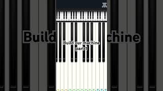 Build our machine part 1 piano pianomusic pianotutorial bendy buildourmachine [upl. by Anyt286]