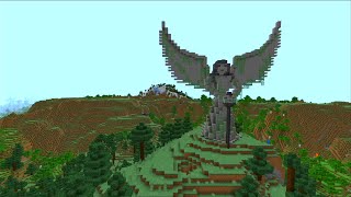 How to Build an Angel Statue in Minecraft [upl. by Eceinwahs515]