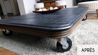 Créer une table basse dans lesprit industriel [upl. by Everson]