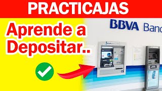 Como Hacer Depósitos En Cajeros Automáticos BANCOMER PRACTICAJAS Bien Explicado 2024 [upl. by Irved]