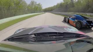 Road America Turn 13 Crash 5212016 [upl. by Netsirhc]