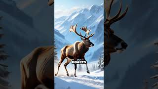 Moose vs Caribou The Ultimate Showdown [upl. by Idelle]