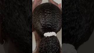 Sleek Ponytail On Natural Hair [upl. by Gloriana]