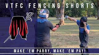 VTFC Fencing Shorts Make Em Parry Make Em Pay [upl. by Toolis]