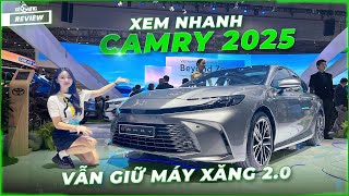 Review nhanh Toyota Camry 2025 giá từ 1215 tỷ thêm Hybrid và vẫn giữ máy xăng 20 [upl. by Paik]