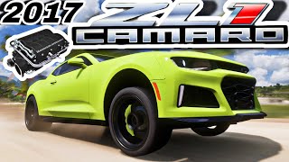 FORZA HORIZON 5  2017 CAMARO ZL1 DRAG TUNE [upl. by Ahsyekal]