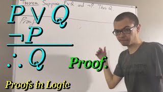 Proof of Disjunctive Syllogism P or Q Not P Therefore Q ILIEKMATHPHYSICS [upl. by Whitnell337]